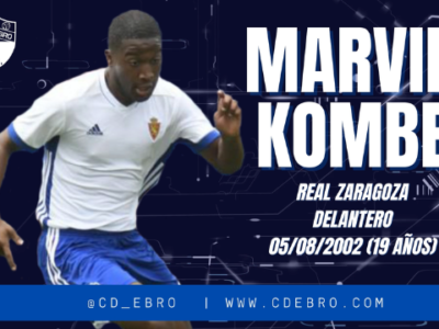 Marvin Kombe se incorpora a la estructura del CD Ebro