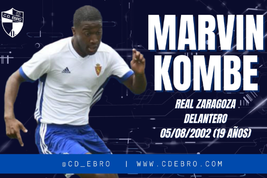 Marvin Kombe se incorpora a la estructura del CD Ebro